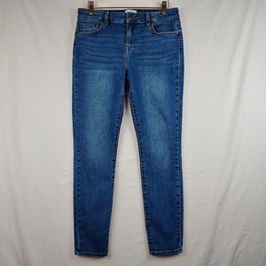 Pistola Jeans Womens 28 (actual 30x27) Blue Mid‎ Rise Skinny Medium Wash Denim